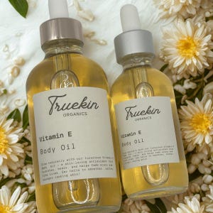 Organic Body Oil with Vitamin E: Wildflower-Champagne