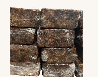 Raw African Black Soap from Ghana