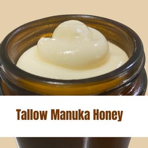 Tallow - Manuka Honey Moisturizer | Whipped Body Butter| Dry Skin Moisturizer