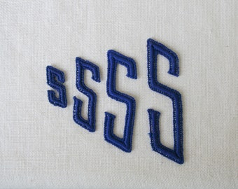 1930s White O Monogram Letter