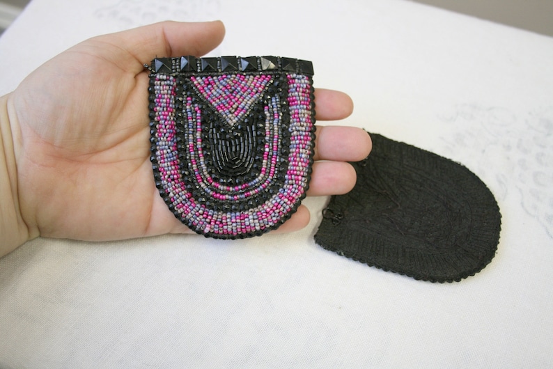 Victorian Beaded Epaulets Set of Two