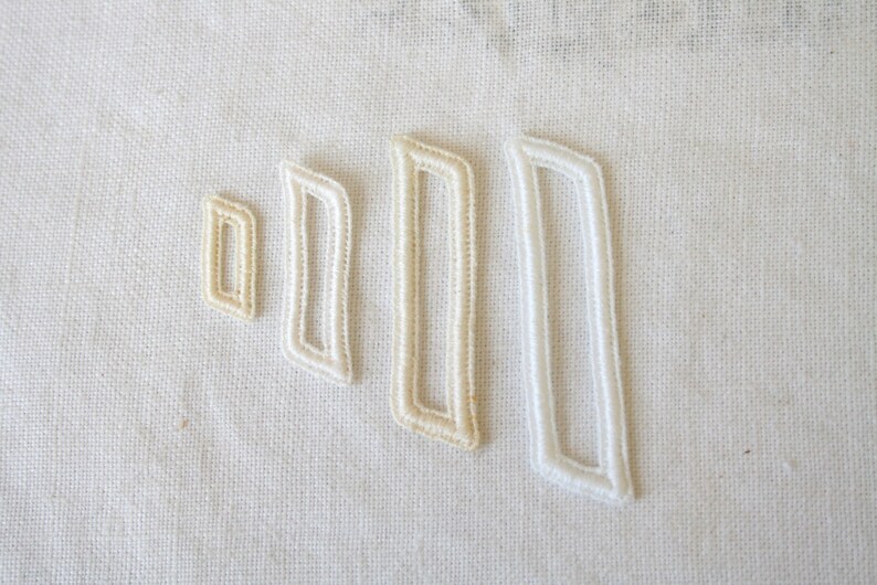 1930s White O Monogram Letter