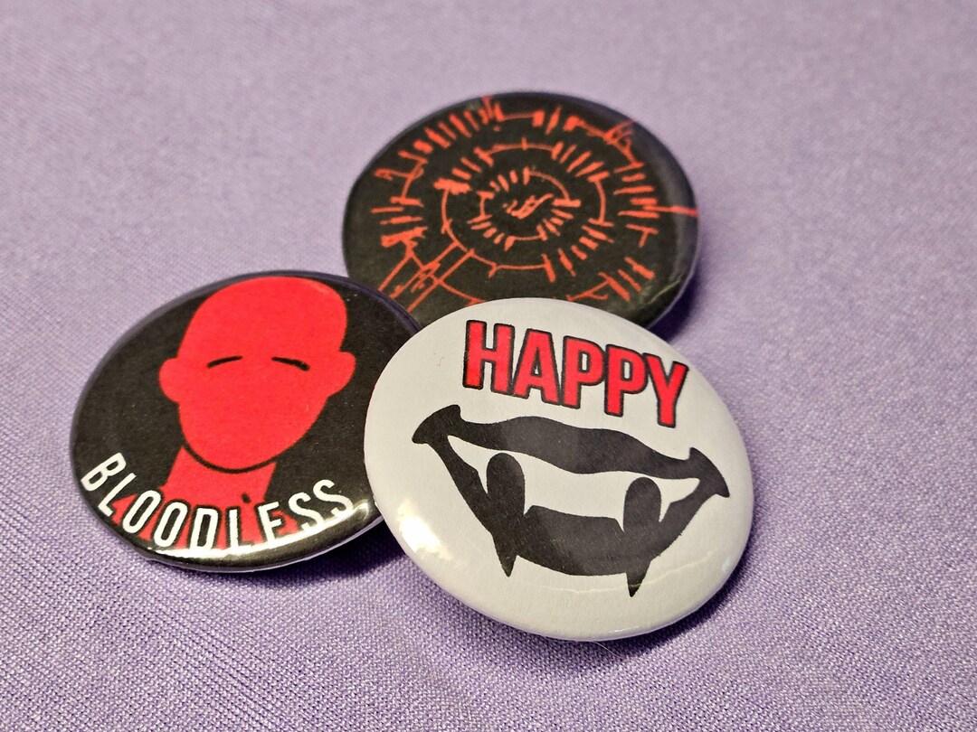 Vampire Button Set - Etsy