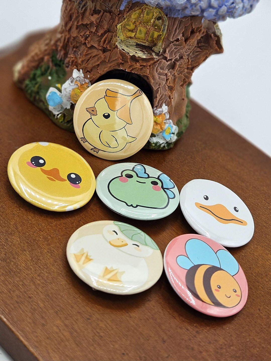 Cute Animal Button Set - Etsy