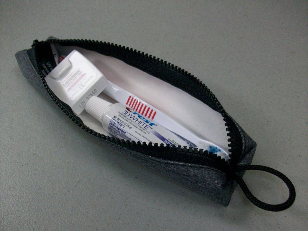 Toothbrush Travel Pouch Choose Your Color Etsy