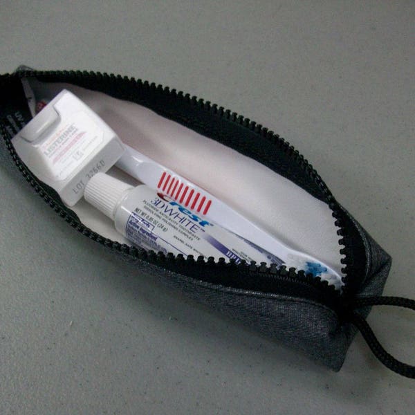 Unlined Toothbrush Travel Pouch - Choose Your Color