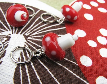 Mushroom Non-Snag Stitch Markers