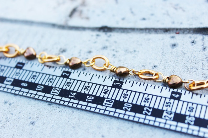 Knitting Ruler Bracelet With Stitch Marker Etsy