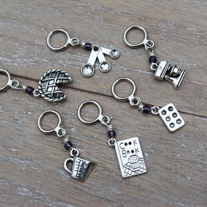 For the Love of Baking Non-Snag Stitch Markers
