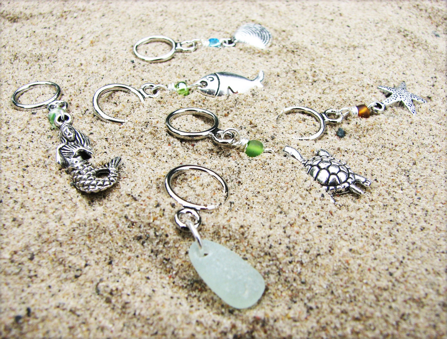 Beach Non-Snag Stitch Markers