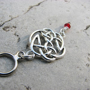 Celtic Knot Non-Snag Stitch Markers Perfect for Cable Knitting image 4