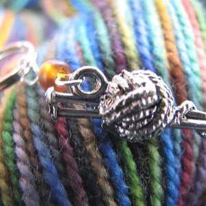 Cell Phone or Project Bag Charm for Knitters