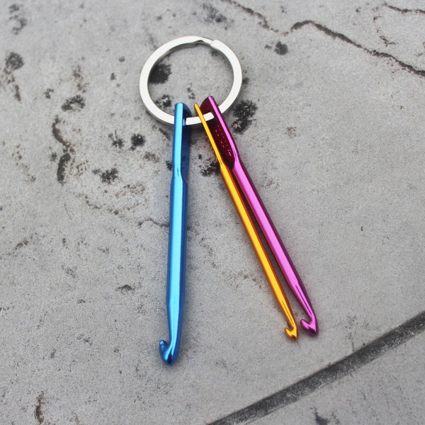 Crochet Hook with Keyring - Keep With You For Emergencies