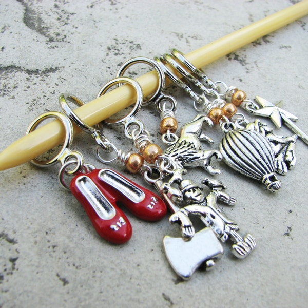 Wizard of Oz Non-Snag Stitch Markers
