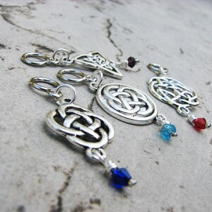 Celtic Knot Non-Snag Stitch Markers Perfect for Cable Knitting image 5