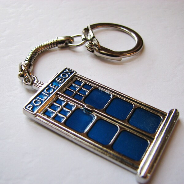 Doctor Who TARDIS Keychain/Keyring