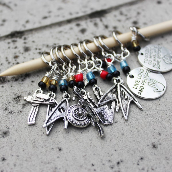 CUSTOM LISTING for LEUINDA - Star Trek Snag-Free Stitch Markers