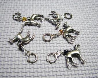 Non-Snag Stitch Markers for Dog Lovers - Greyhounds, Whippets & Other Hounds