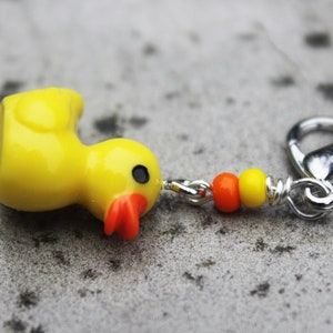 Rubber Ducky Progress Keeper or Stitch Marker Yellow Duck image 4
