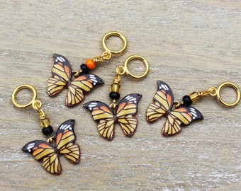 Save the Monarchs - Non Snag Stitch Markers with Donation to saveourmonarchs.org