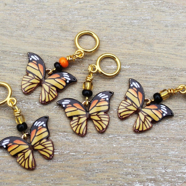 Save the Monarchs - Non Snag Stitch Markers with Donation to saveourmonarchs.org