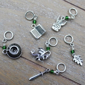 Middle Earth LOTR Non-Snag Stitch Markers image 2