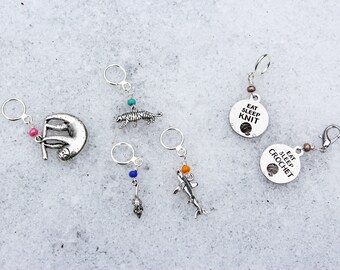 2022 Animal Mascots Non-Snag Stitch Markers