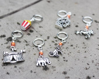 A Day At The Circus Non-Snag Stitch Markers