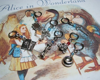 Alice in Wonderland - Non-Snag Stitch Markers