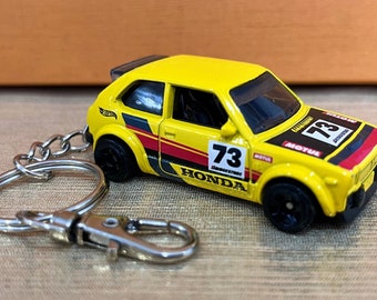 Llavero personalizado Honda Civic '73 de Hot Wheels