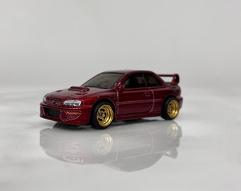 Hotwheels '98 Subaru Impreza - Custom Wheel Swap