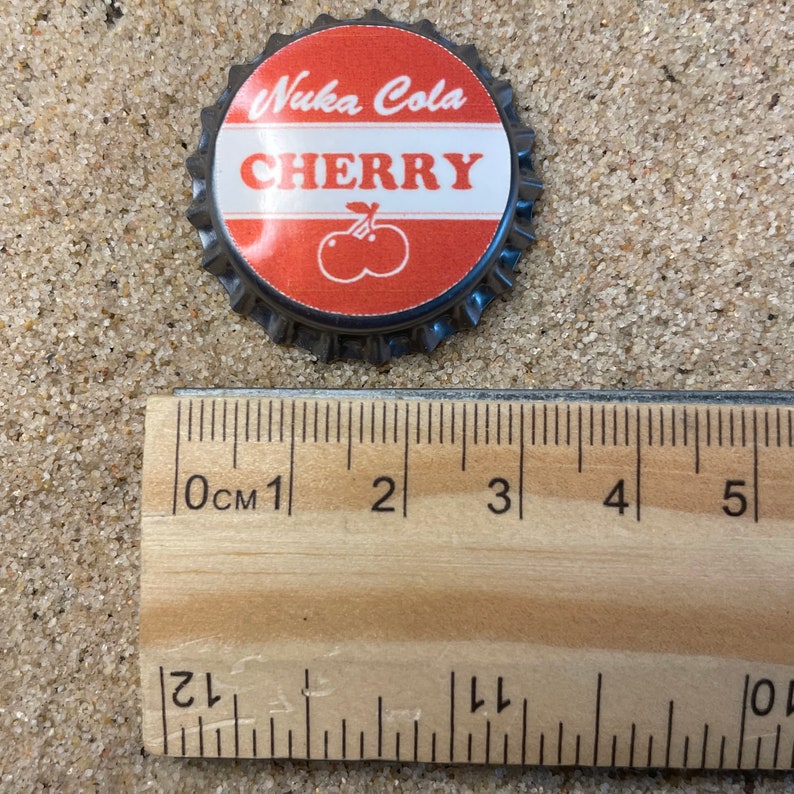 Nuka Cola Cherry Bottle Caps Metal Bottle Caps Inspired By Fallout Etsy