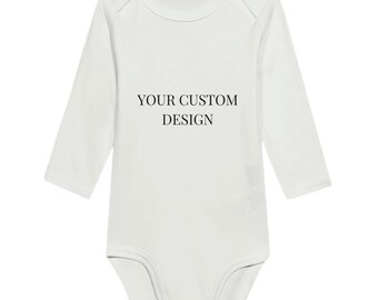 CUSTOM DESIGN Classic Baby Long Sleeve Bodysuit