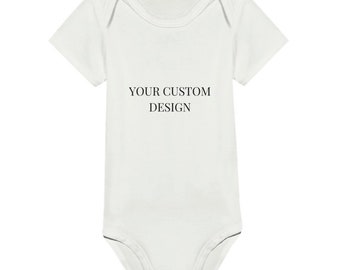 CUSTOM DESIGN Classic Baby Short Sleeve Bodysuit