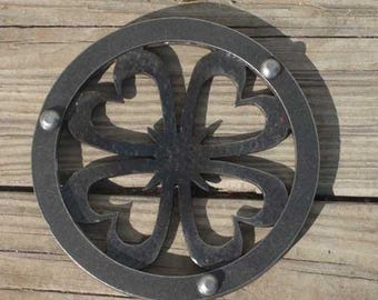 Round Heart trivet kitchen wall hanging
