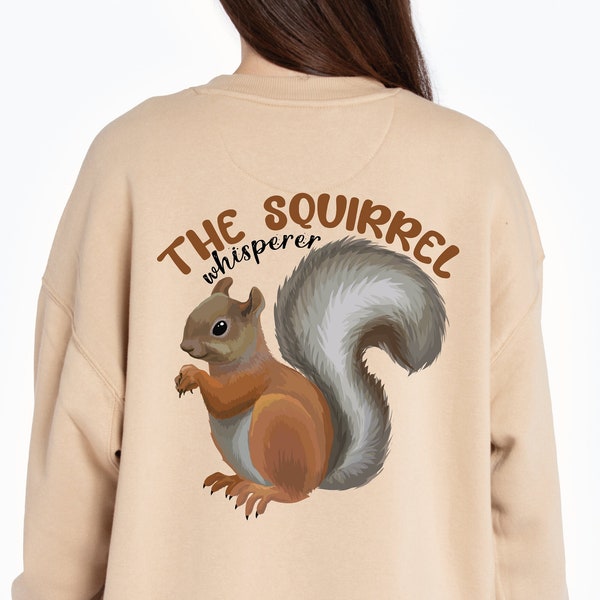 Squirrel Whisperer png, Cute Squirrel Design, Gray Squirrel Png, Whisperer, Watercolor Squirrel Digital Download, Animal png, Outdoors png