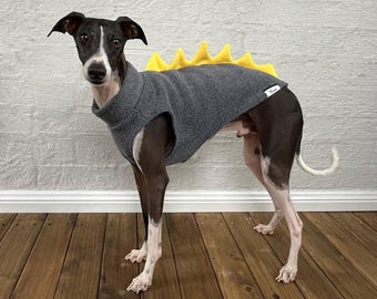 Italian Greyhound Dinosoar Vest Polar fleece