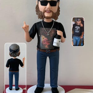 Personalized exclusive bobbleheads, souvenirs 3D statues, unique Handmade Gift, Create your own bobbleheads, Birthday OR Anniversary Gift