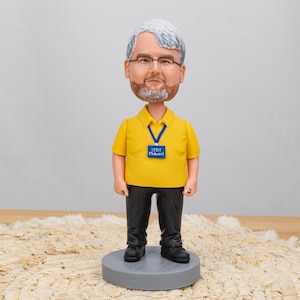 Custom Coworker Bobblehead, Retirement Gift Coworker, Retirement Party, Funny Gift for Coworker, Office Staff Bobblehead, Gift for Father