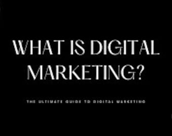 Digital and Affiliate Marketing 101