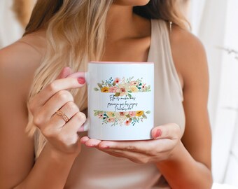 Mug Proverbios 31:10 - Verset biblique espagnol inspirant, cadeau de la foi chrétienne, tasse à café et à thé en céramique, décoration de citation religieuse