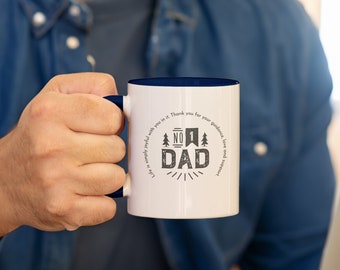 Number One Dad Fototasse, personalisiertes Vatertagsgeschenk