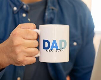 Personalisierte Papa Fototasse, Geschenk zum Vatertag