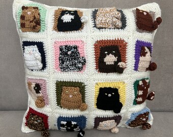 Many Cats Pillow