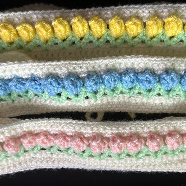 Tulip Hairband Crochet Pattern