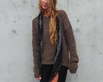 Sweaters with best sale extra long sleeves