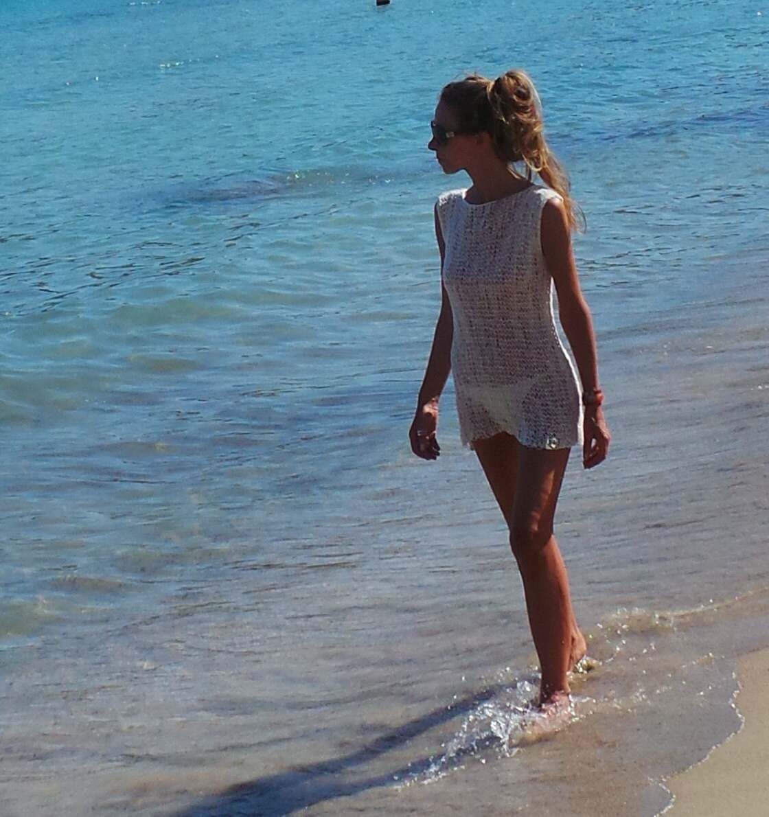 White Beach Dress Bikini Cover Up Beach 