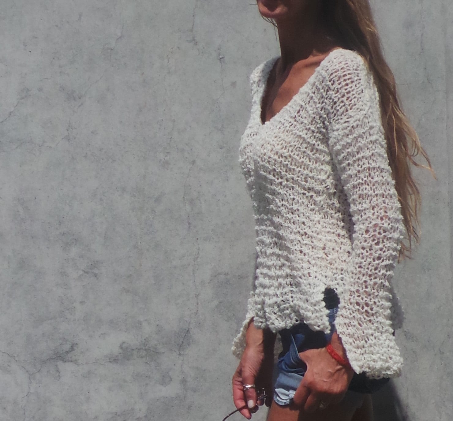 Alpaca Ivory Sweater Women's Ivory Sweater Light Weight V - Etsy