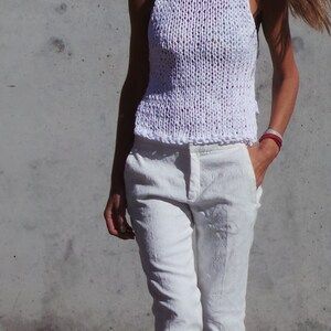 Easy KNITTING PATTERN tank top / beginners knit / vest / clothing / Handknit /English pattern PDF image 7