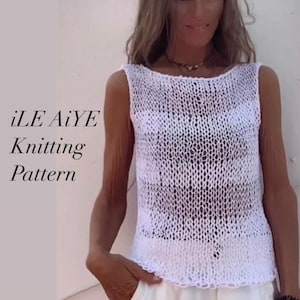 Sheer Knit Top Pattern - Etsy